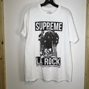 50th Anniversary of HipHop "Supreme LA Rock" White Tee
